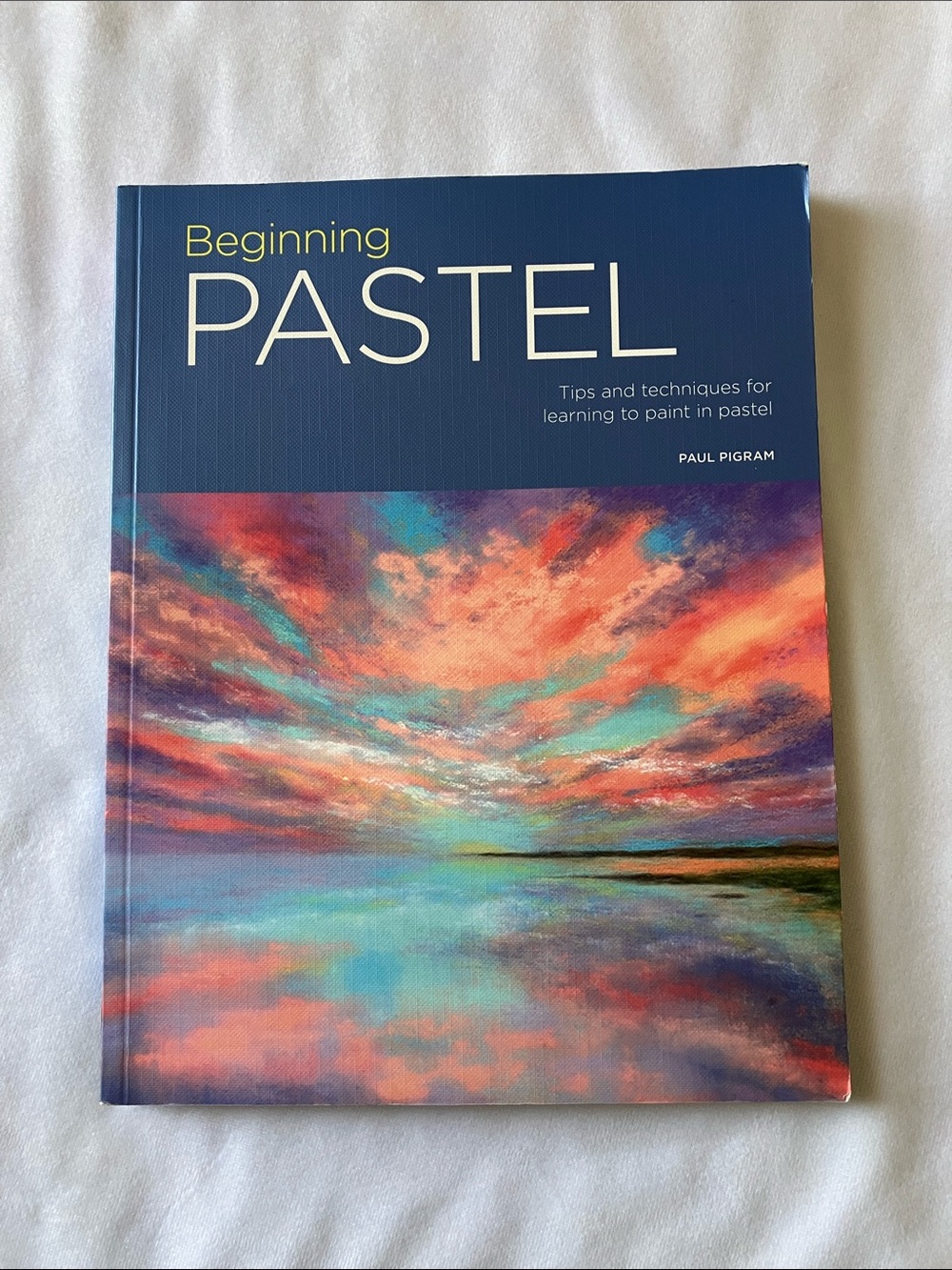 Beginning Pastel Art Instruction Book - Blue Cover